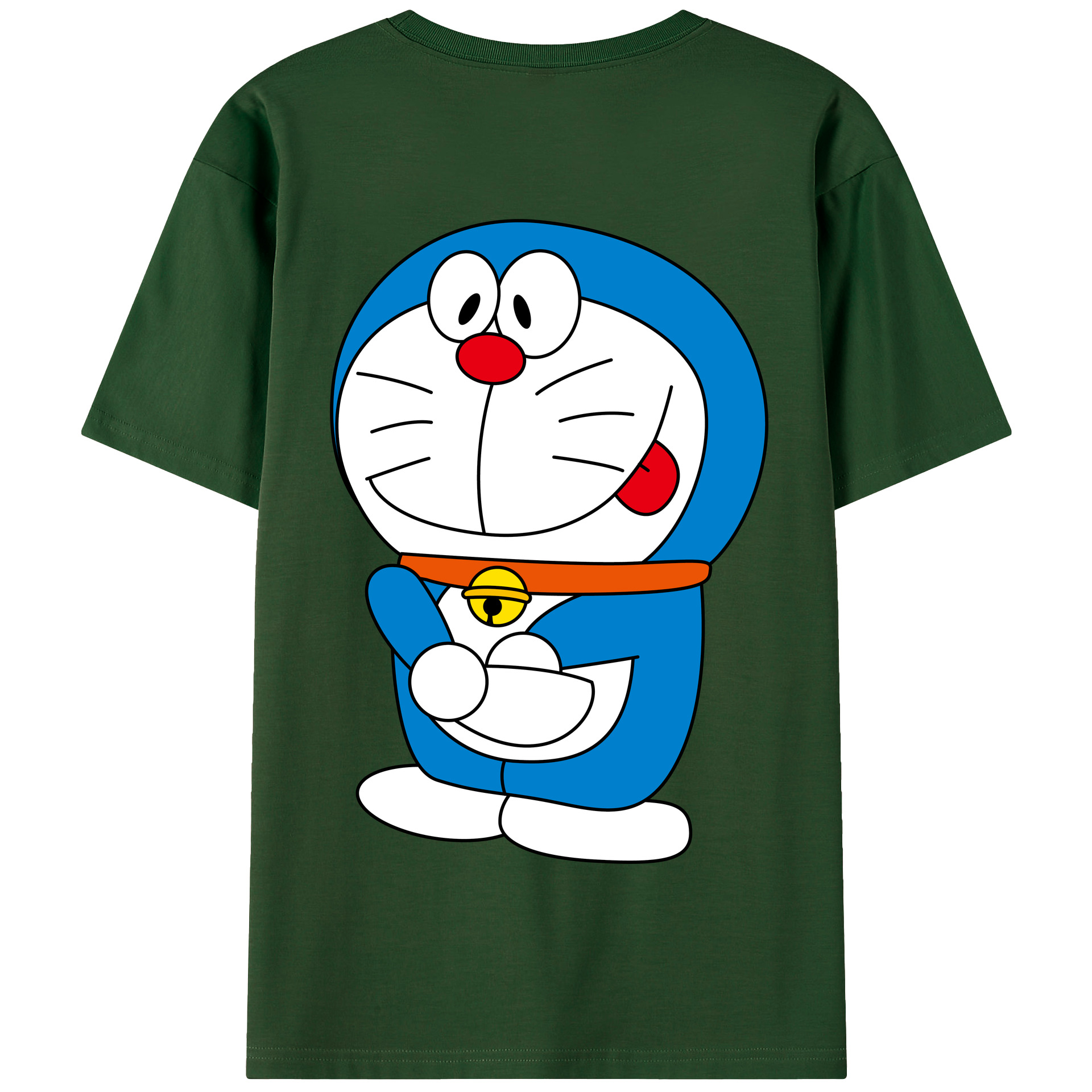 （画像用） ドラえもん Doraemon 綿100％半袖Tシャツ（背面プリント）